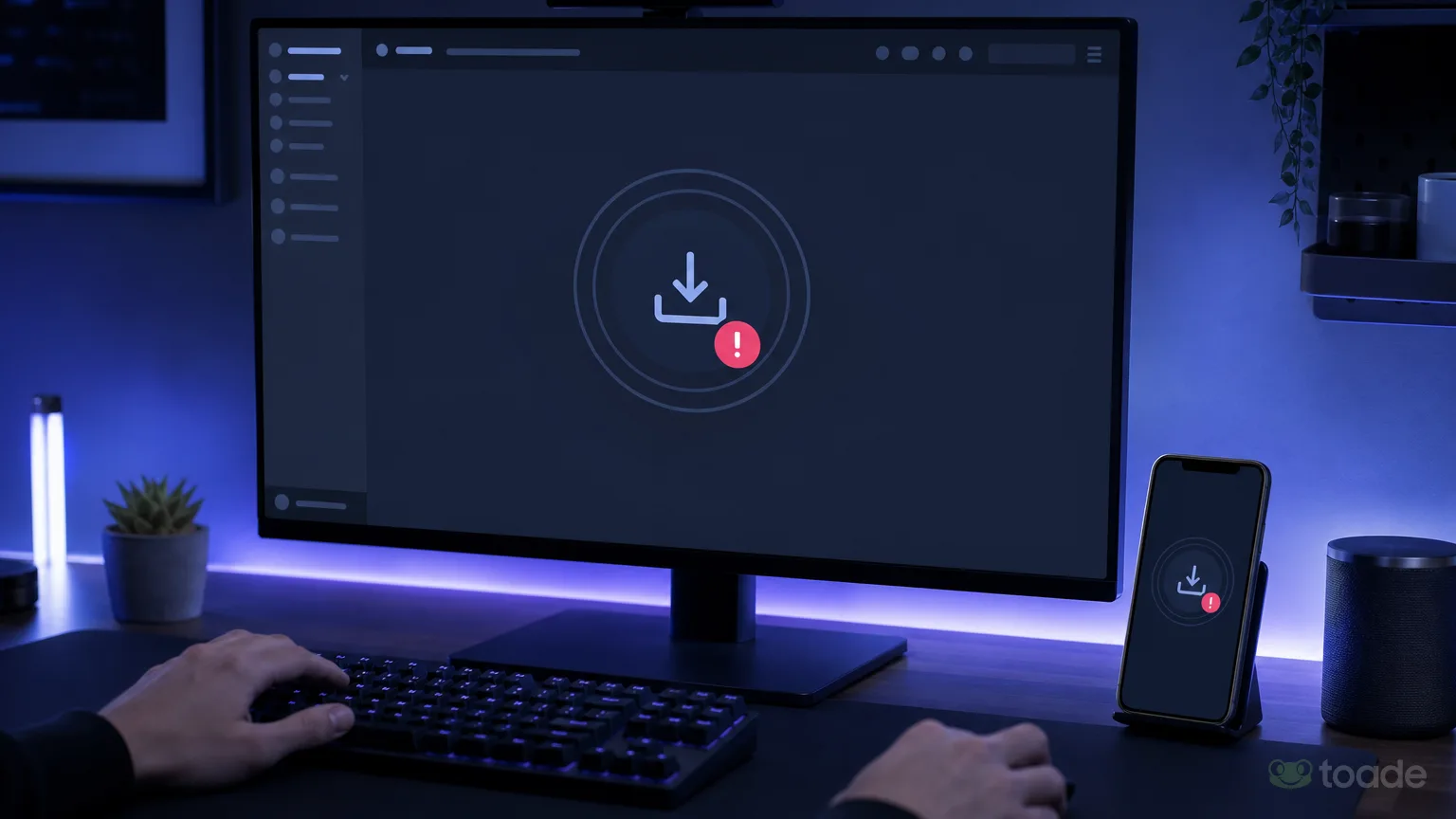 Discord indirme hatası yaşayan bilgisayar ve telefon