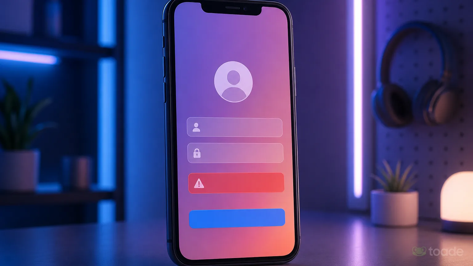 Instagram giriş ekranındaki hata uyarısı