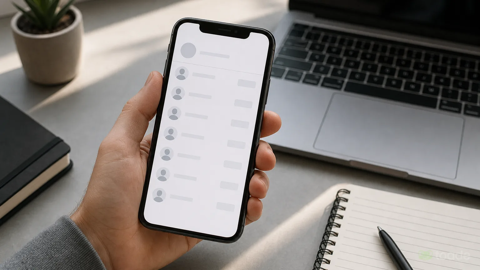 Bilinmeyen profillerin takip edildiği Instagram ekranı