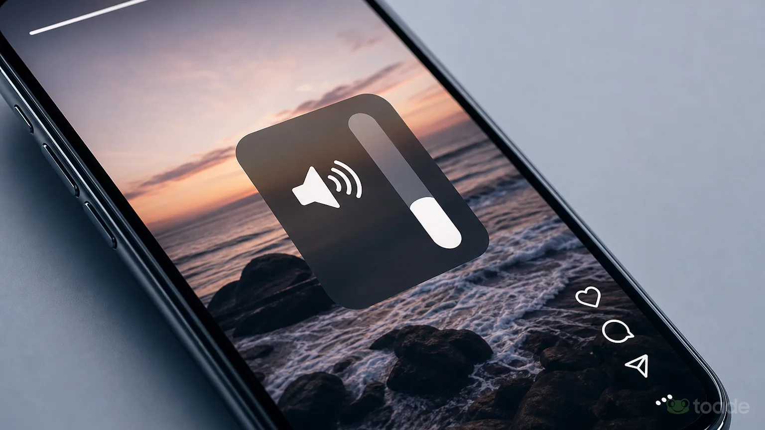 Instagram videosunda ses ayarlarının kontrolü